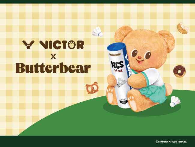 VICTOR x Butterbear 上市 | 甜度超标，可爱治愈